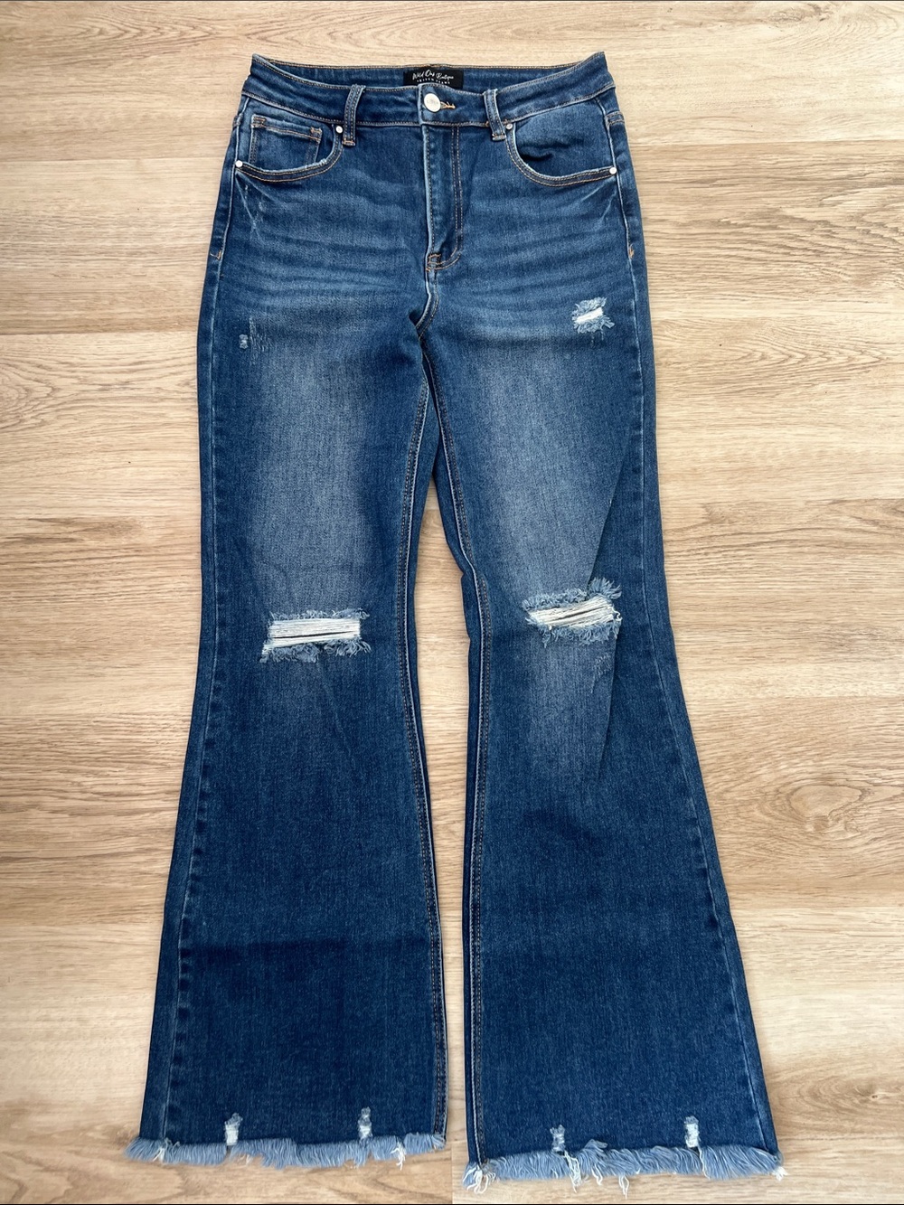 Wild Oak Boutique X Risen Jeans - High-Rise Distressed Jeans